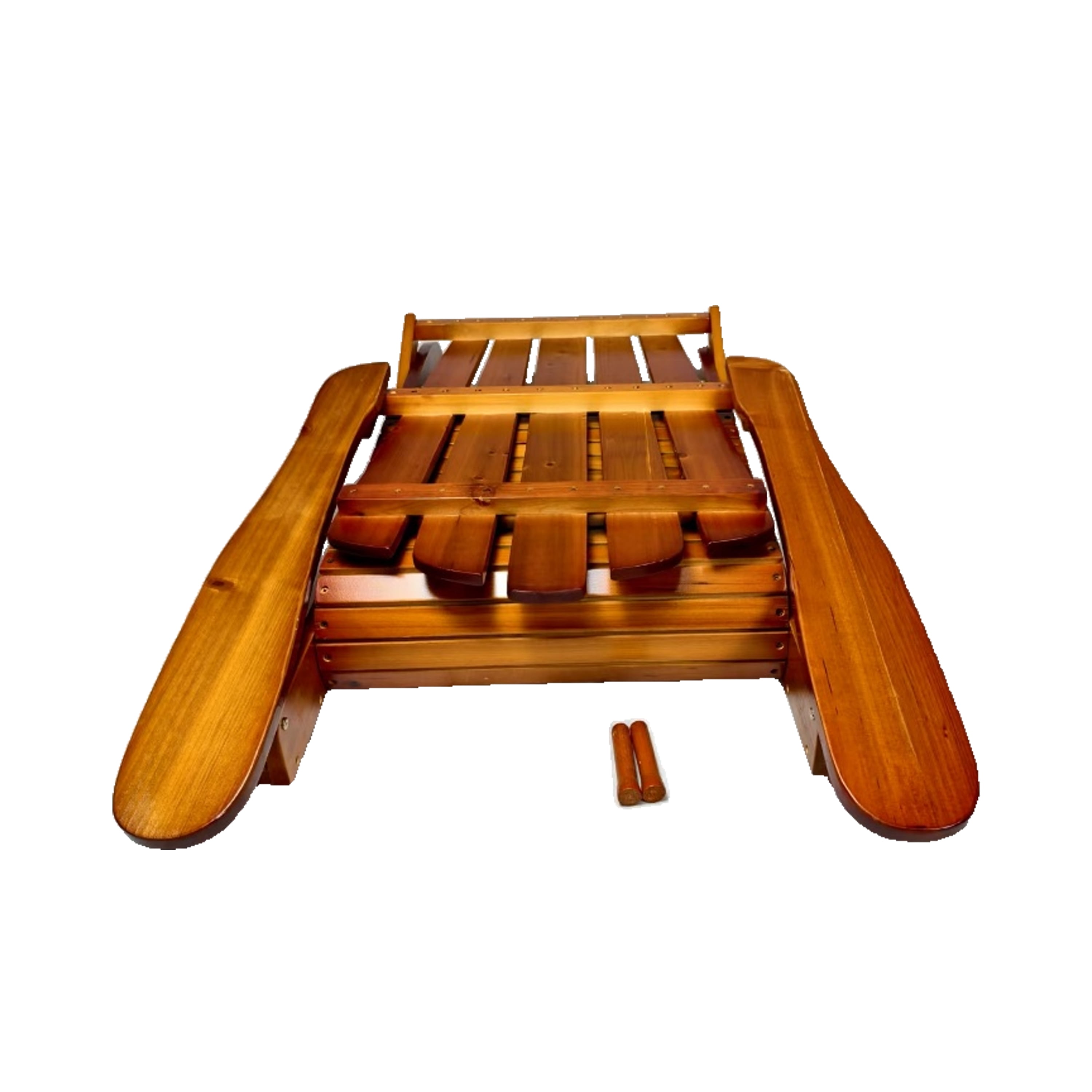 Outdoor or indoor Wood Adirondack chair, foldable, OAK