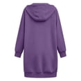 thumbnail image 6 of Casual Oversized Hoodies for Women Zip Up Drawstring Long Sleeve Tunic Sweatshirts with Pockets Comfort Layering Travel Vacation Outfits Fall 2026, 6 of 7