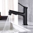 thumbnail image 2 of Grifo de lavabo retráctil Grifo de lavabo con grifo mezclador de fregadero, grifo de cocina, boquilla desmontable ajustable (revestimiento con manguera de entrada de agua) JAMW Sencillez, 2 of 5