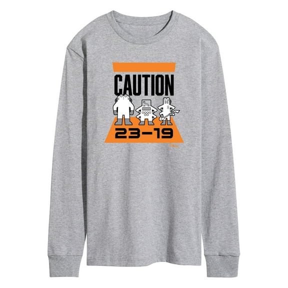 Monsters Inc. - Caution 2319 - Men's Long Sleeve T-Shirt