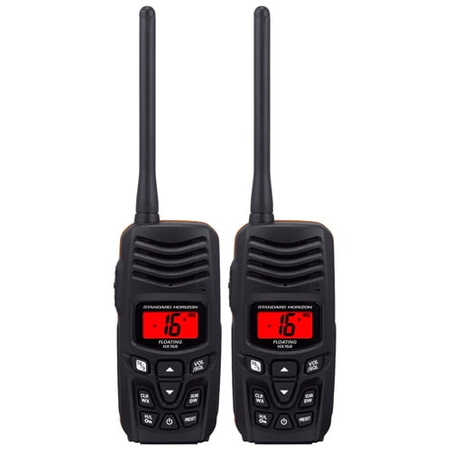 Standard Horizon HX150 (2 Pack) Handheld VHF Radio by Standard Horizon