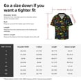 thumbnail image 7 of Fotbe Pixel Game print Short Sleeve Button Down Shirts for Men Casual Summer Beach Wrinkle Free Shirt-4X-Large, 7 of 7