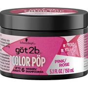 Got2b Color Pop Semi-Permanent Hair Color Mask, Pink, 5.1 oz
