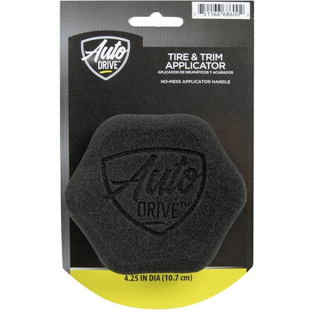 Auto Drive Hex Grip Tire Shine, Trim Dressing Applicator Pad