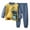 Navy, variant on Toddler Pajamas Boys' Long Sleeve Snug Fit Cotton 2 Piece Pajamas Size 1T 2T (Light Yellow,1-2 Years)