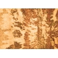 thumbnail image 1 of Ahgly Company Indoor Rectangle Abstract Orange Contemporary Area Rugs, 2' x 3', 1 of 1
