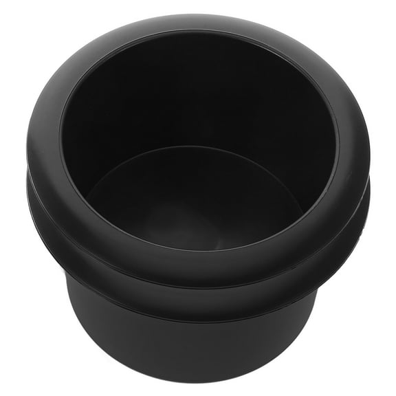 LEORX 2Pcs Stable Black Plastic Cup Holder for Car Front Seat Couch and Marine Use