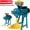 Dry/Wet Grinder(Blue/Black), variant on 3000W Electric Grain Mill Dry Grinder, Commercial Corn Grain Mill Grinder 110V, Dry Cereals Rice Wheat Mill Grinder Machine Feed Flour Mill with Funnel