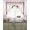 Red, variant on Red Cardinal Birds Swag Valances for Windows, Small Curtains Drapes, Christmas Poinsettia Flowers Xmas Wreath Kitchen Window Curtains Over Sink Window Treatment Valance for Bedroom/Bathroom 56"x36"