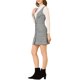 thumbnail image 4 of INSPIRAR CHIC Vestido Tirantes Sin Mangas Pinafore Houndstooth L Negro Verde, 4 of 8