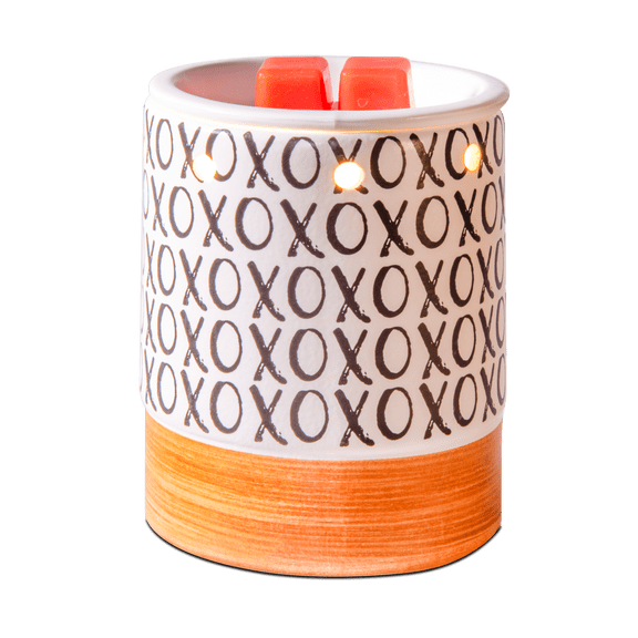 Scentsationals Wax Melt Warmer, Wax Warmer for Scented Wax Melts - XOXO - Candle Wax Melter for Fragrance Cubes and Tarts