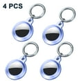thumbnail image 1 of 4 Pack Keychain for AirTag,Silicone Case Compatible with Apple Air Tags, 1 of 4