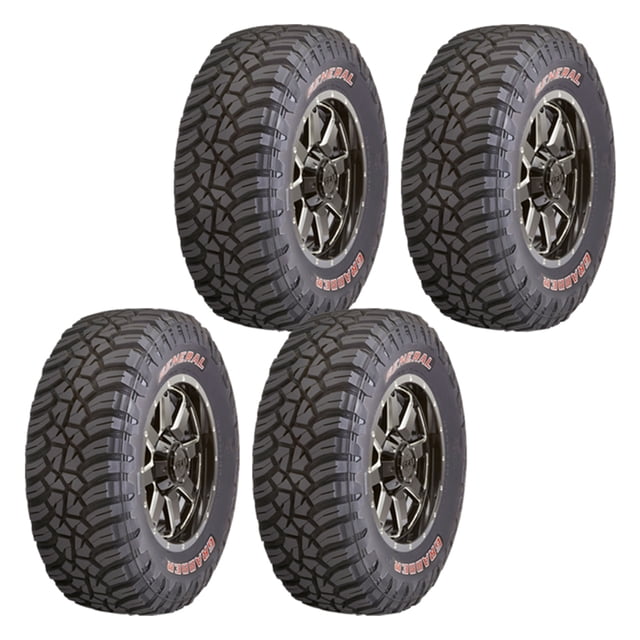 PAQUETE DE 4 LLANTAS 33X12.5 R18 GENERAL GRABBER X3 118Q
