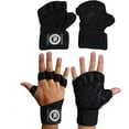 thumbnail image 3 of RIMSports Weight Lifting Workout Cross Training Gloves for Men and Women, Black XL, 3 of 10