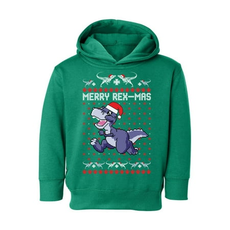 

Awkward Styles Ugly Christmas Hoodie for Boys Girls Toddler Merry Rexmas Xmas Sweatshirt
