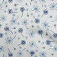 thumbnail image 1 of oneOone Viscose Jersey Blue Fabric Asian Floral Craft Projects Decor Fabric Printed By The Yard 60 Inch Wide, 1 of 4