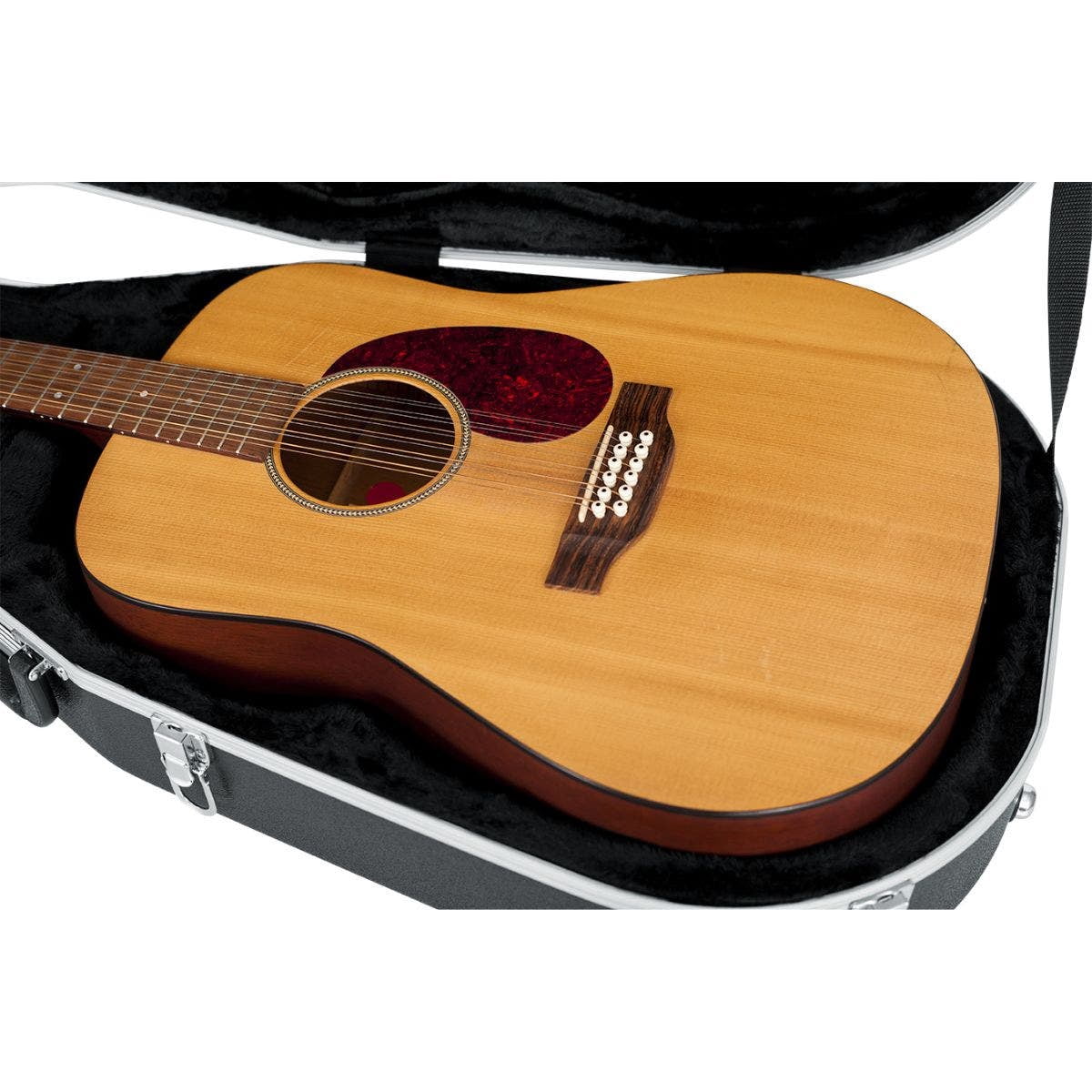 GATOR CASES GC-DREAD-12 STRING DREADS GUITAR CASE WITH FOAM PROTECTIVE INT. NEW