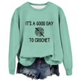thumbnail image 2 of Mode Décontractée pour Femmes, Sweat à Capuche à Manches Longues et Col Rond Imprimé Lettre, Épaules Dénudées, Veste à Fermeture Éclair Complète, Vêtements pour Femmes Âgées, Chandails à Capuchon Athlétiques, 2 of 4
