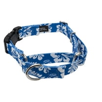 Country Brook Petz® Royal Blue Hawaiian Martingale with Deluxe Buckle, Small