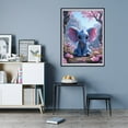 thumbnail image 7 of Diamond Art Kit for Adults, Adorable Blue Elephant Blossoms Diamond Painting for Adults Beginners, 5D DIY Diamond Art Painting Kits, Colorful Diamond Painting Craft for Home Decor 12x16, 7 of 7