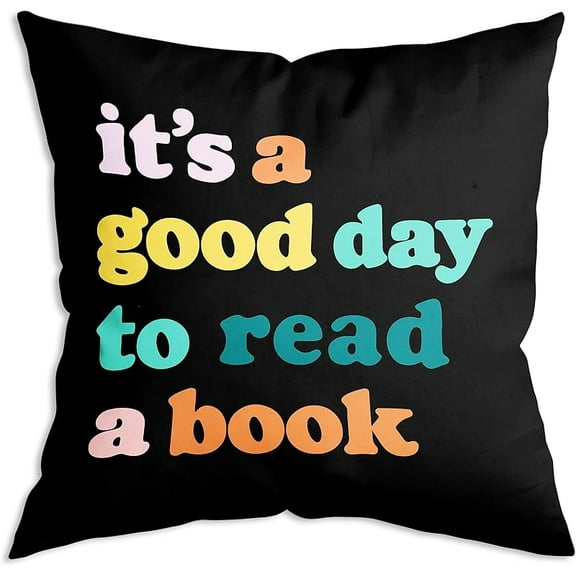 Good Vibes Only Inspirational Quote Soft Throw Pillow Cover, Motivational Encouragement for Sofa Bed Room Home Decor 18 x 18 Inch Pillow Case Inspirational Gifts