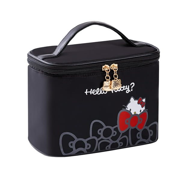Bolsa de maquillaje AmbeAlla impermeable con soporte para brochas de maquillaje