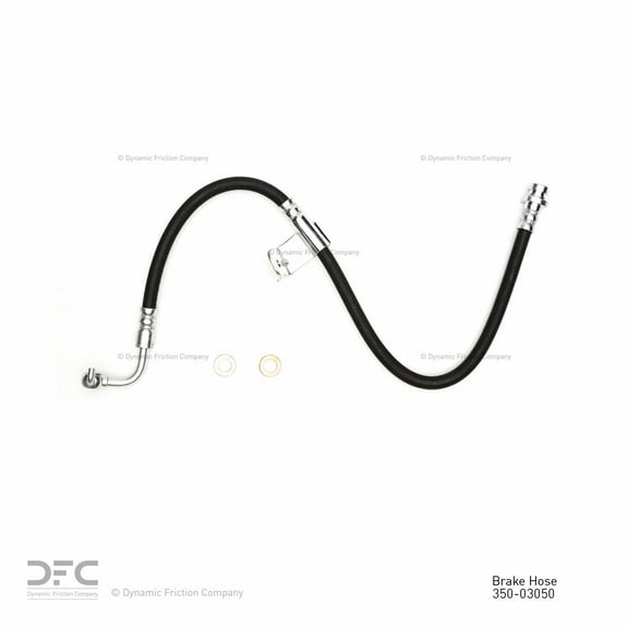 Front Right Dynamic Friction Company Brake Line Hose 350-03050 For 2009-2011 Hyundai Genesis