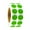 Color:Green, variant on Circle Dot Labels Color Coding Labels Adhesive Circle Dots Sticker Solid Color Circle Sticker for Office and Classroom