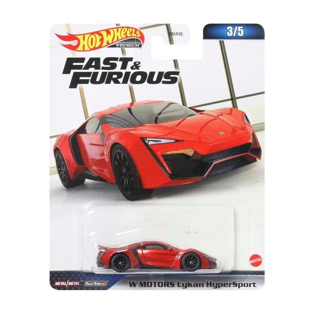 Vehículo de Colección Hot Wheels Collector Rápidos y Furiosos Lykan Hypersport