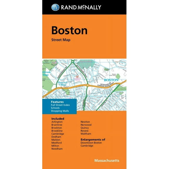 Rand McNally Folded Map: Boston Street Map, (Paperback)
