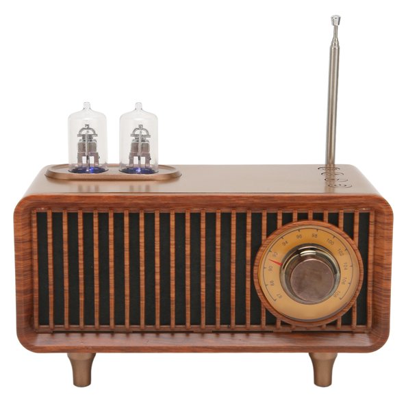 Altavoz retro, Altavoz retro, Tarjeta de Memoria Estéreo U Disco Aux Aux Altavoz de Radio Vintage Con Luz Led PC Portátil