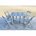 thumbnail image 3 of Safavieh Arvin Outdoor Modern Foldable 5 Piece Living Set, 3 of 11