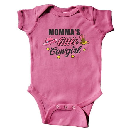 

Inktastic Mommas Little Cowgirl with Cowgirl Hat and Boots Gift Baby Girl Bodysuit