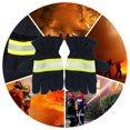 thumbnail image 3 of 1 Pair Of Fire Proof Non-slipping Anti-fire Gloves Heat Proof Firefighting Gloves, 3 of 5