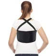 thumbnail image 2 of ORTONYX Sternum and Thorax Support Chest Brace for Men and Women - Brocken Fractured, Dislocated Cracked Ribs - Open Heart Surgery Recovery - HB5251/Black/Medium, 2 of 9