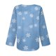 thumbnail image 4 of Camisas casuales de manga larga para mujer, suéter, túnica suelta, blusa con cuello en V y estampado de árbol de Navidad Fridja FKASFK1341, 4 of 4