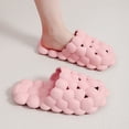 thumbnail image 3 of Adult and child Bubble Slippers - Funny Anti-Slip Slides, Soft Sandals for Home Shower Beach, 3 of 11