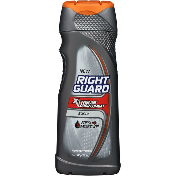 Right Guard Xtreme Odor Combat Body Wash, Surge, 16 Fluid Ounce