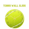 thumbnail image 2 of Round Tennis Appearance Wall Clock Mute Home Decoration Wall Clock, 2 of 5