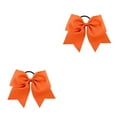 thumbnail image 2 of Banda para el cabello grande Qarigey nudo de lazo Elástico Ajustable Naranja 2Conjunto, 2 of 6