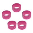 thumbnail image 1 of Eigraketly 5 Packs Tennis Racquet Grip Ring Sweat Absorbing Pink Grip Band Badminton Type3 NO3, 1 of 1