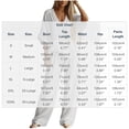 thumbnail image 3 of IUYRTFE Women's V-Neck Short Sleeve Top and Wide Leg Pants Set with Pockets Casual 2 Piece Lounge Outfit, 3 of 6
