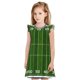 thumbnail image 1 of Fotbe American Football Field Vestido de Dormir para Niñas de 3 a 10 Años, Mangas Cortas, Estilo Princesa, Pijama Camisón con Mangas Voladas-XX-Large, 1 of 6
