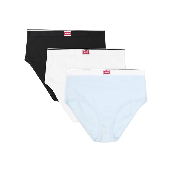Hanes Underwear Briefs 3-Pack, Originals Cotton-Stretch Panties