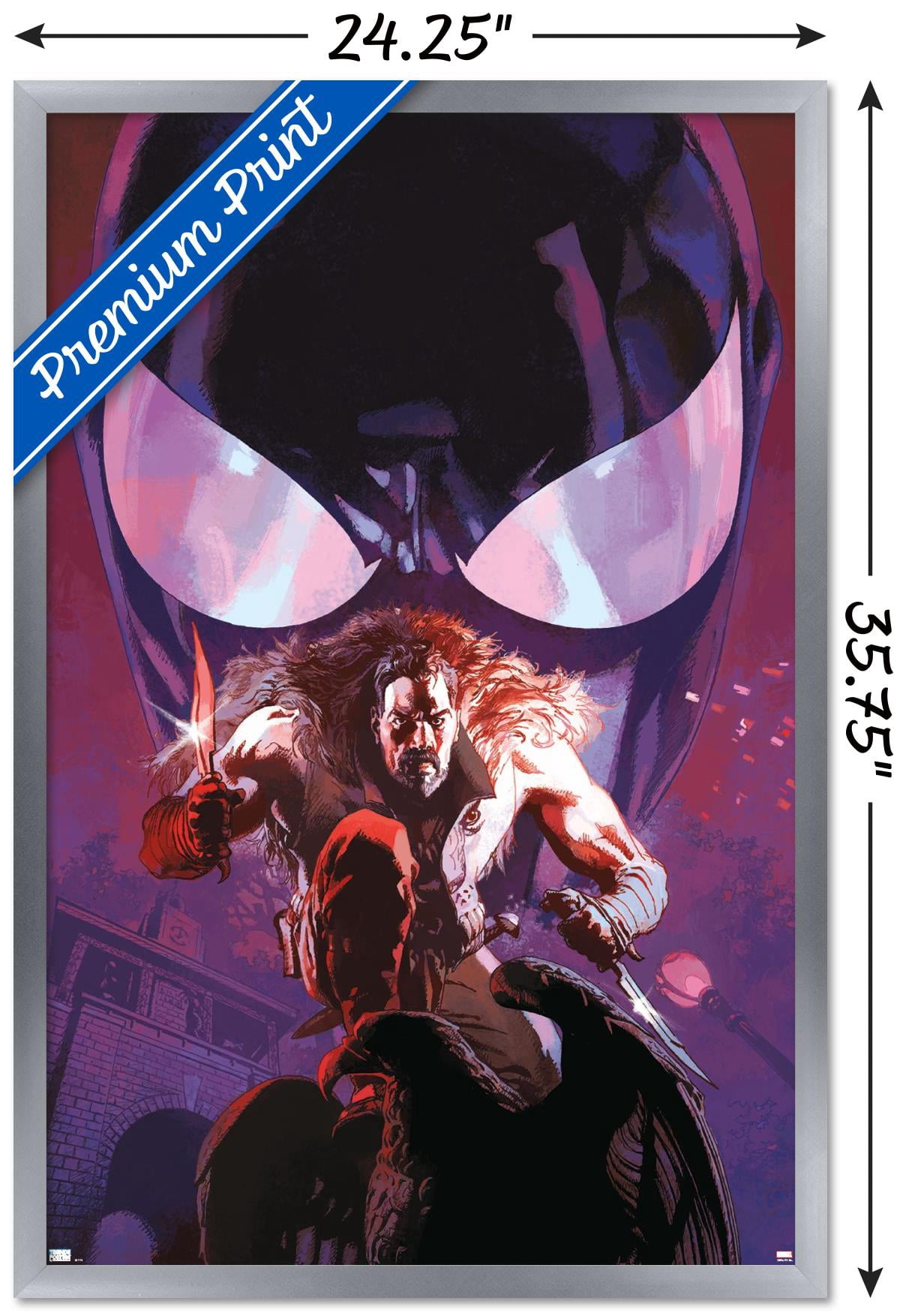 Marvel Kraven The Hunter - Amazing Spider-Man #21 Wall Poster, 22.375" x 34" Framed
