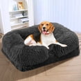 thumbnail image 4 of Nisrada Fluffy Plush Extra Large Pet Bed with Orthopedic Foam and Anti-Slip, Machine Washable Design, 4 of 9