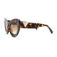 thumbnail image 3 of Womens Super Thick Exaggerated Oversize Cat Eye Sunglasses Tortoise - Brown, 3 of 4
