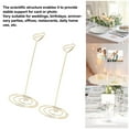 thumbnail image 4 of Table Number Holders, 15PCS Place Card Holders, Iron Wire Picture Photo Holders Stand, Small Table Card Holders, 22cm Heart Shaped Table Sign Holders for Wedding, Party, Birthday, 4 of 7