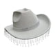 thumbnail image 3 of Western Cowboy Hat Hat, novedad, protección solar, borde ancho con borla para el festival de música, fiesta de viaje de fiesta, boda de vacaciones, 3 of 8