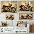 thumbnail image 4 of Designart "Minimalistic Motorbike IV" Motorcycle Canvas Prints, 4 of 7